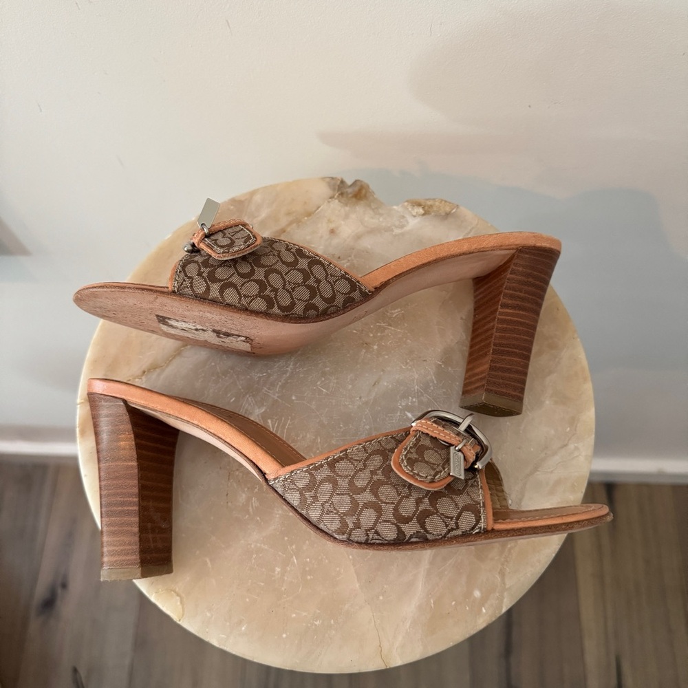 Coach Women's Daryn Slide Heels Size 8.5 - Picture 6 of 15